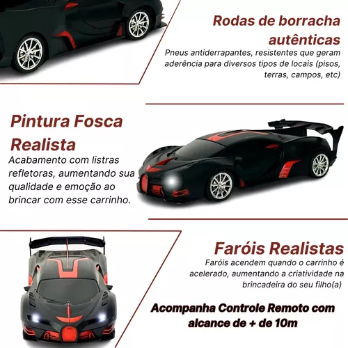 Carrinho De Controle Remoto Estrela Speed Nitro Vermelho E Preto  1302259800138