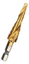 Comprar 01 Broca Escalonada Espiral Acero Hss Recub. En Titanio 4-12
