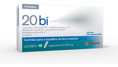 20bi Suplemento Probiótico C/ 10 Cápsulas