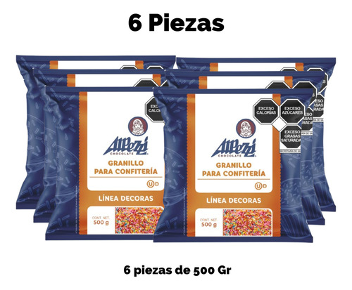 Granillo De Colores Alpezzi 3 Kg