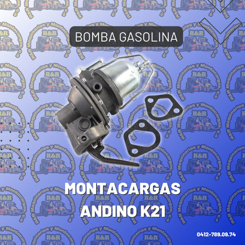 Bomba Gasolina Montacargas Andino K21