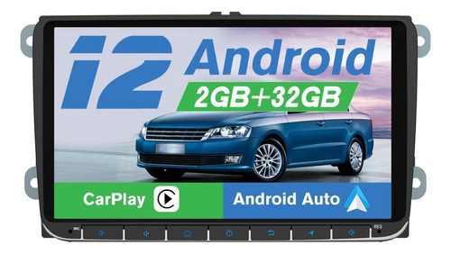 Estéreo Coche Pantalla Android Vw Jetta Vento Golf Polo Bora