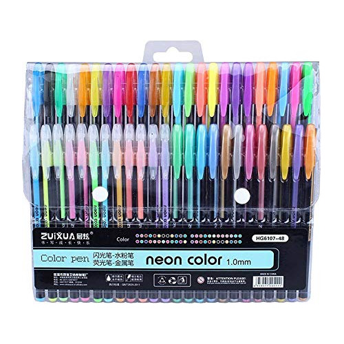 Esfero - Esfero - Bolígrafo - Konxxtt 48 Colors Gel Pens Set