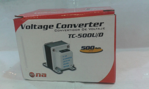 Transformador 220 V 110 V 500 W Con Llave Nuevo Y En Caja