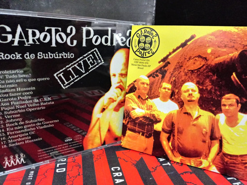 Cd Garotos Podres - Rock De Subúrbio Live Ed. Nacional (Usado)