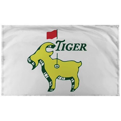 Banderín De Golf Banger De Tiger Woods, Bandera De Gol...