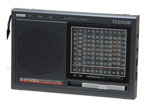 Imagen 1 de 5 de Radio Tecsun R-9700 Dx 12 Band Am Fm Onda Corta Doble Conv §
