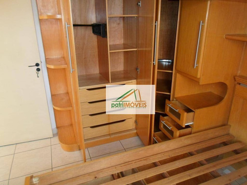 Apartamento Com 2 Dormitórios Para Alugar, 50 M² Por R$ 1.550,00/mês - Vila Guilhermina - São Paulo/sp - Ap0162