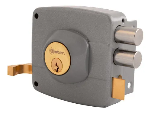 Cerradura Sobreponer Oister 110 Gris