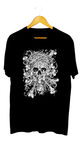 Playera Skull Craneo Calavera Diseño 871 Playeras Beloma