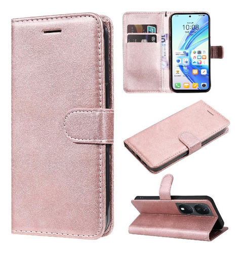 Funda Abatible For Honor X7b Cartera De Negocios De Color