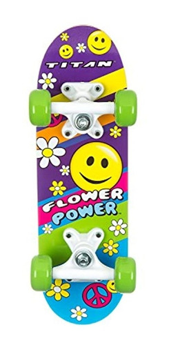 Titan Flower Power Princess - Monopatín Completo Para Niñas