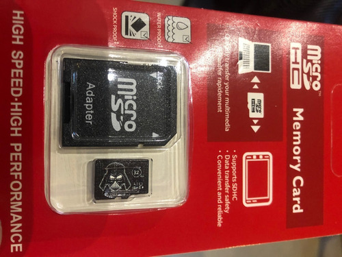 Cartao De Memória Microsd 32gb Extreme Pro Darth Vader