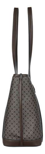 Bolsa Tote Enso Mujer Eb25301ttmbr Monograma Chocolate