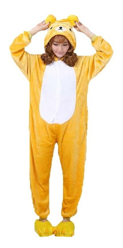 Urso Ursinho Pijama Macacão Kigurumi - Pronta Entrega