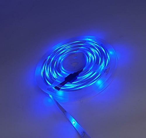 Fita Led 5m Ultra Rgb 3528 Prova D'agua + Fonte + Controle