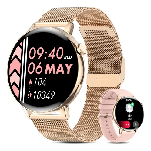 Reloj Inteligente Femenino Chamada Bluetooth Aimiuvei Cuotas sin