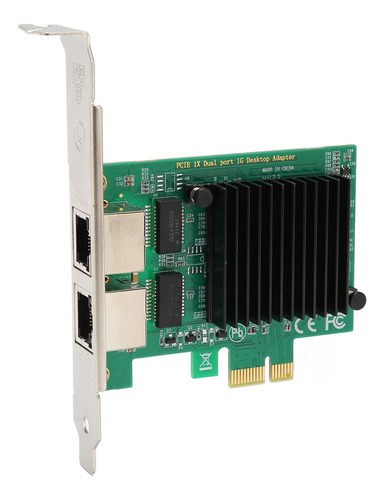 Placa De Rede De Servidor Com Duas Portas Rj45 1000m Gigabit