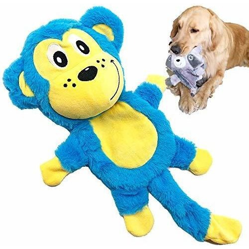 Peluche Para Perros Raza Grande Mono Azul Mordible