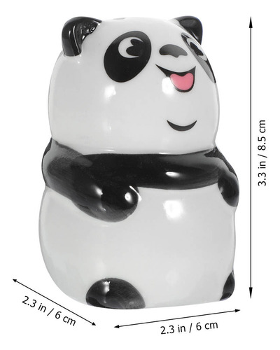Panda Molding Pepper Shaker Kitchen Saler Jar Ceramic Panda