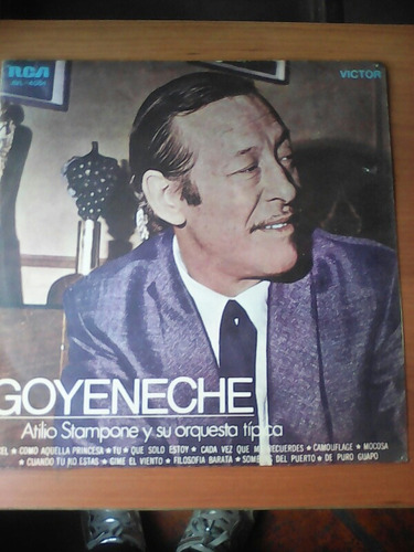 Disco Lp R. Goyeneche / Sentimiento Tanguero / Rca V. 1972
