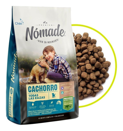 Alimento Premium Nomade Perro Cachorro 10 Kg