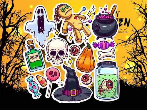 Kit Vectores Pack Halloween