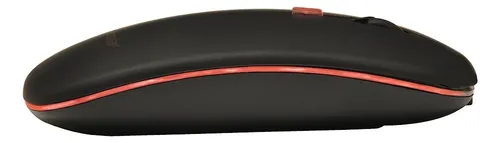 Mouse Slim Dual Inalámbrico Tecmaster Recargable Negro