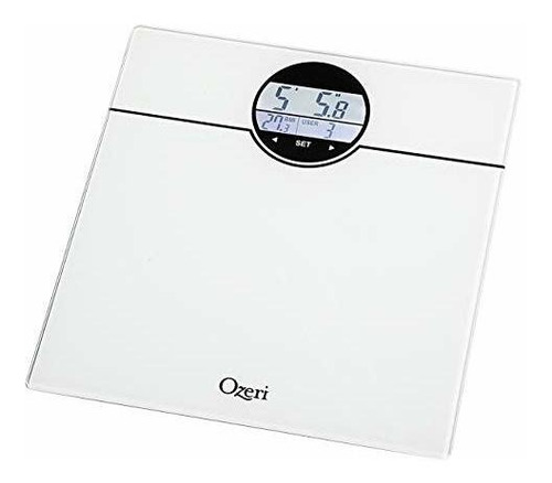 Báscula De Baño Digital Ozeri Weightmaster De 400 Libras Con