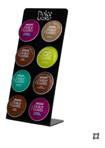 Suporte Porta Cápsula 8 Cápsulas Café Dolce Gusto Acrílico