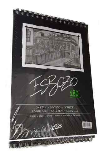 Block Esbozo Dibujo Profesional Boceto A4 Sketch 180 Gr Liso