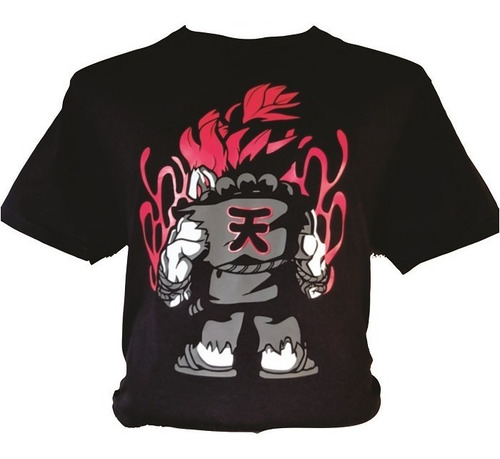 Playera Akuma Street Fighter Gouki  Retro 