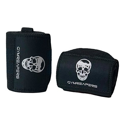Muñequeras Para Levantamiento Con Soporte En Pulgar Black