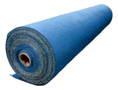 Malla Sombra Raschel 90% Por Rollo 4x25 M Azul