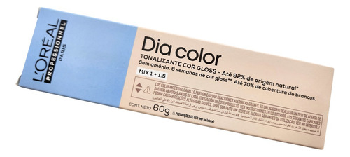 Tonalizante Profissional L´Oréal Dia Color - Todas As Cores Tom 8.1 Loiro Claro Acinzentado