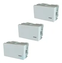 Comprar Modulo Llave 1 Punto Jeluz Platinum Verona Blanco Pack 20 Un