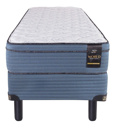 Imagen 4 de 8 de Colchon King Koil Aspen Europillow Resorte Lfk Firme 100x190