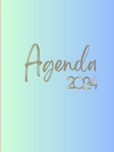Agenda 2024 Con Diseño Y Frases Inspiradoras (8.5 X 11 Pulga