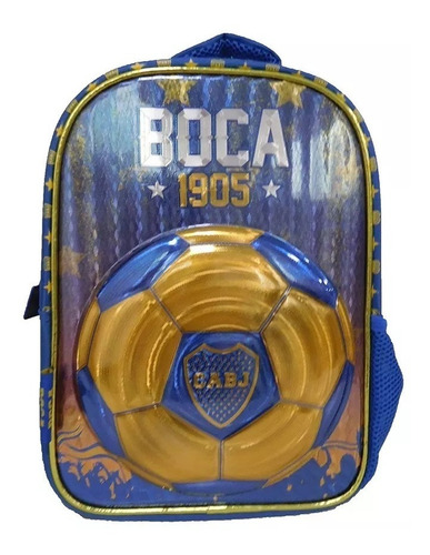 Mochila Espalda Boca 12 Futbol Jardin  Bo005 Cuerpos Didacti