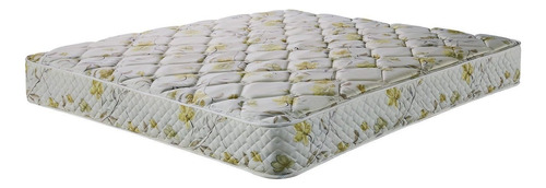 Colchón 2 1/2 plazas de resortes Cannon Resortes Platino blanco y amarillo - 150cm x 190cm x 27cm