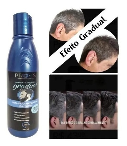 Shampoo Escurecedor Para Cabelos Barbas Branco Activecolor