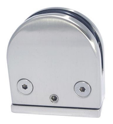 24 Conectores Grapa Para Cristal 9mm Satín Para Barandales
