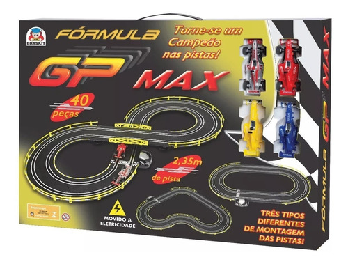 Autorama Pista Elétrica Corrida Fórmula Gp Radical Braskit 