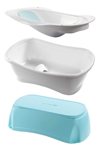 Imagen 2 de 10 de Bañera Tina Para Bebé Summer Infant Right Height Con Soporte