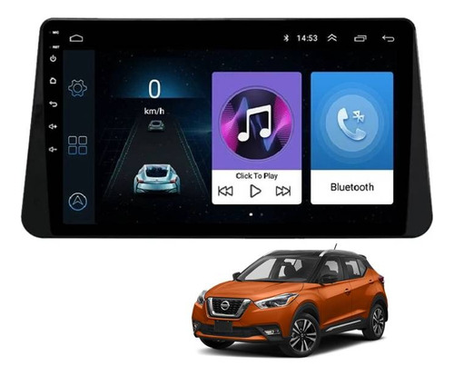 Pantalla Nissan Kick 16-20 Carplay Estereo 4+64 Android 14.