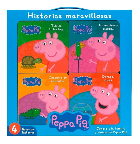 Peppa Pig - Historias Maravillosas 4 Libros Cuentos