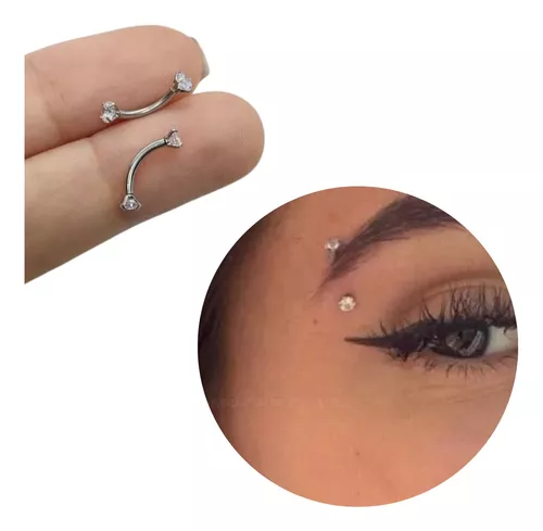 Piercing De Sobrancelha Labial Lingua Aco Cirurgico