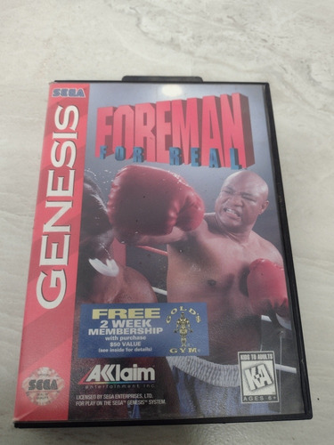 Foreman For Real Sega Genesis