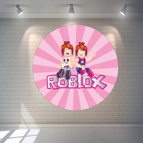 Painel Roblox Menina Promocional Banner Displays Enfeite