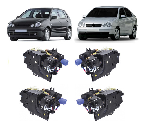 Kit Fechadura Polo Dianteira E Traseira 02 04 05 06 07 08 12
